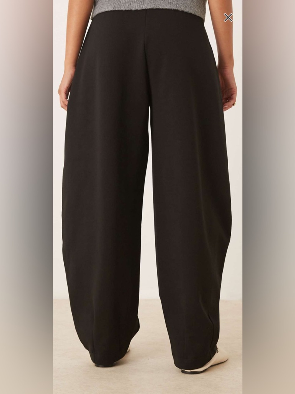ASOS Black Wide Leg Pants - Picture 3 of 5
